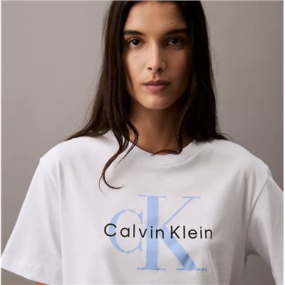 Monogram Logo Boxy Crewneck T-Shirt