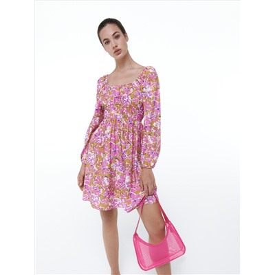 EcoVero™ Gemusterte Bluse