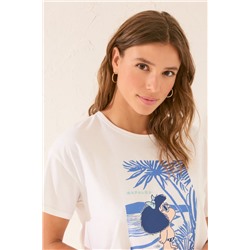 Pijama corto blanco Mafalda