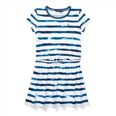 STRIPED JERSEY TEE DRESS
