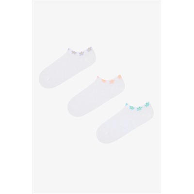 Penti, Floral Ankle 3lü Sneaker Çorap