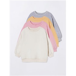 PACK DE 4 SUDADERAS BÁSICAS