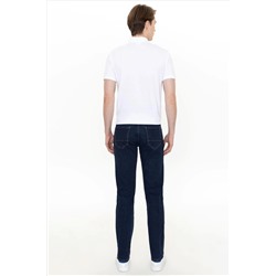 Erkek Lacivert Jean Pantolon