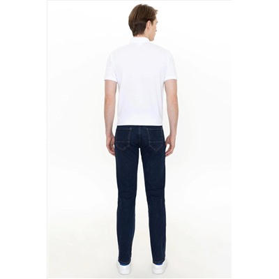 Erkek Lacivert Jean Pantolon
