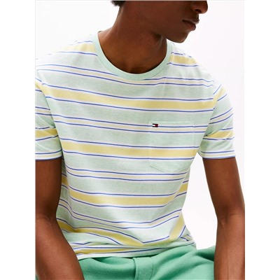 Everyday Stripe Pocket T-Shirt