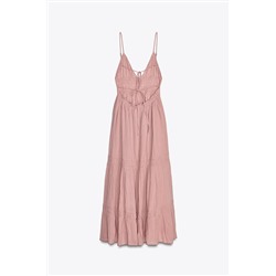 GAUZE MIDI DRESS