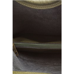 Bolso y neceser de piel Caqui - Firenze Artegiani
