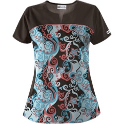 UA Imperial Garden Espresso Scrub Top