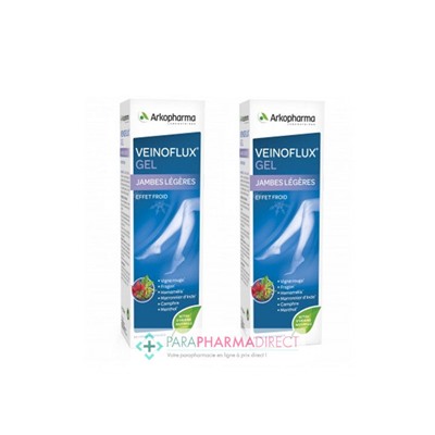 ArkoPharma Veinoflux Gel Jambes Légères Effet Froid 2x150mlLot  × 2