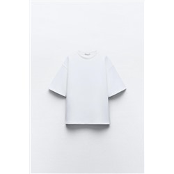 SHORT SLEEVE INTERLOCK SWEATSHIRT