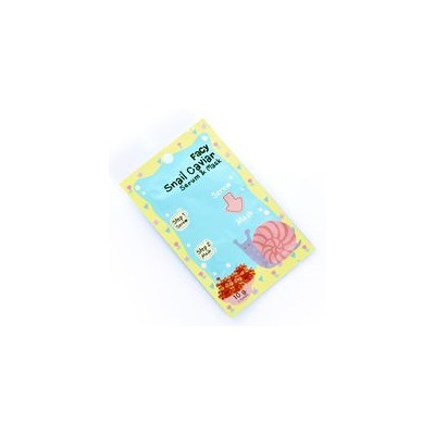 Двухступенчатая маска с улиткой и красной икрой Facy 10 гр / Facy Snail caviar serum mask 10g