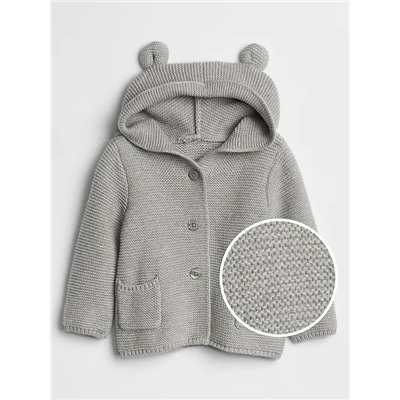 Baby Bear Garter Cardigan