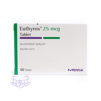 Euthyrox 25 mcg 50 tablet