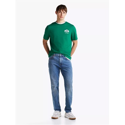 Embroidered Flag Crest T-Shirt