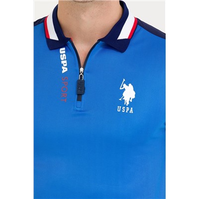 Erkek Saks Polo Yaka Tişört