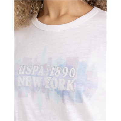 NEW YORK WATER COLOR GRAPHIC T-SHIRT