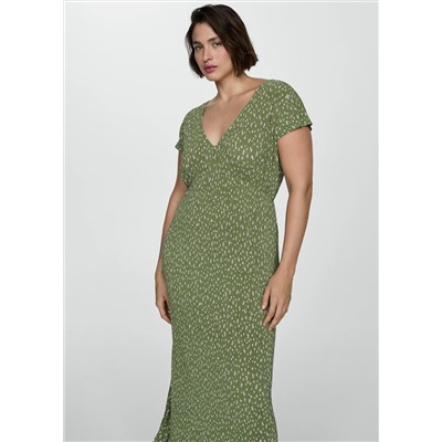 Vestido estampado textura