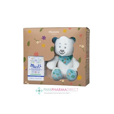 Mustela Musti Coffret Eau de Soin Parfumée 50ml + Peluche