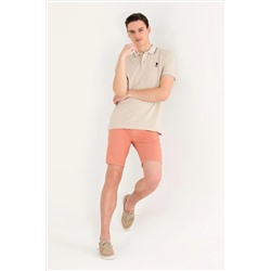 Erkek Taş Basic Polo Yaka Tişört
