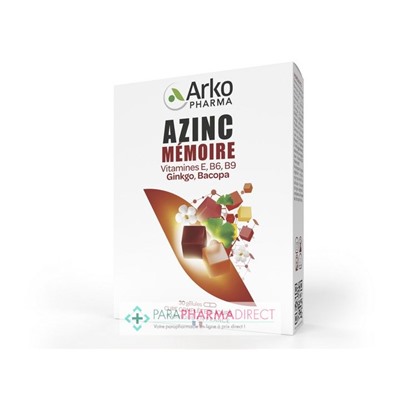 ArkoPharma Azinc - Mémoire - 30 gélules