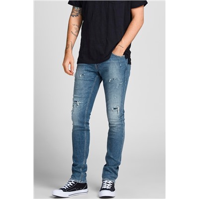 Vaquero slim fit de algodón orgánico Azul