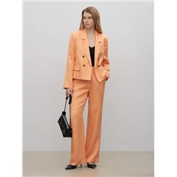 Брюки широкого кроя, D367/apricot