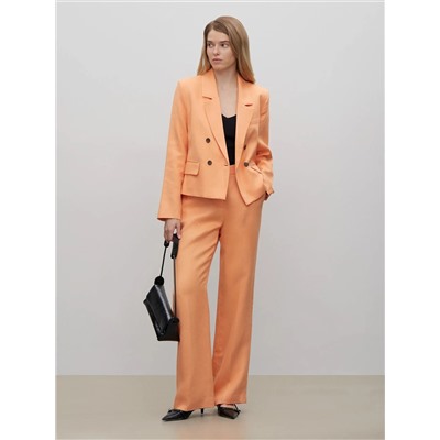 Брюки широкого кроя, D367/apricot