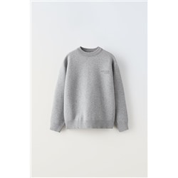 KNIT SWEATSHIRT