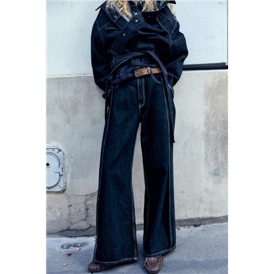 TRF MID-WAIST FULL LENGTH JEANS