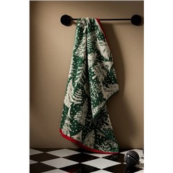 Belcour %100 Pamuk Yüz Havlusu - Yeşil - 50x70 cm