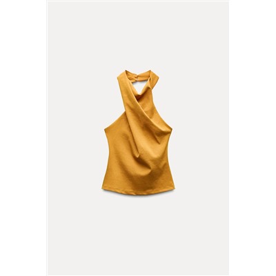 DRAPED STRETCH TOP