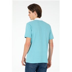Erkek Regular Fit Polo Yaka Mint Tişört