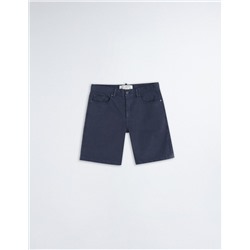 Slim Fit Denim Shorts, Men, Dark Blue