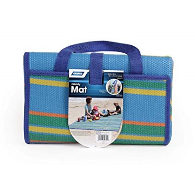Camco Handy Mat with Strap, Perfect for Picnics, Beaches, RV and Outings, Weather-Proof and Mold/Mildew Resistant
