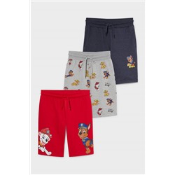 Multipack 3er - Paw Patrol - Sweatshorts