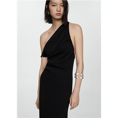 Vestido escote asimétrico