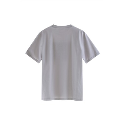 Camiseta Gris y verde claro