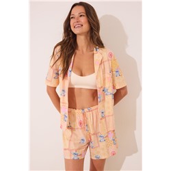 Pijama corto camisero Lilo & Stitch