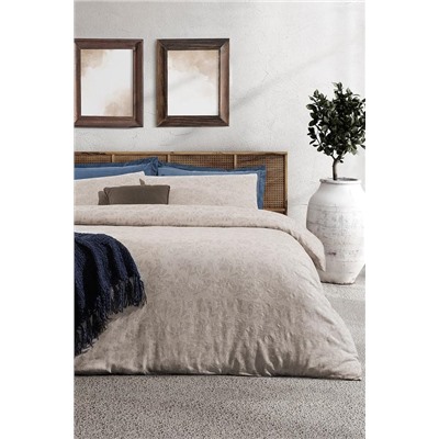 Cluny King Size Jakarlı Nevresim Takımı - Gri