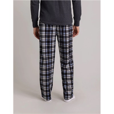 PLAID LUXE FLEECE PANTS