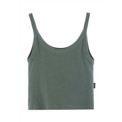Crop top Caqui