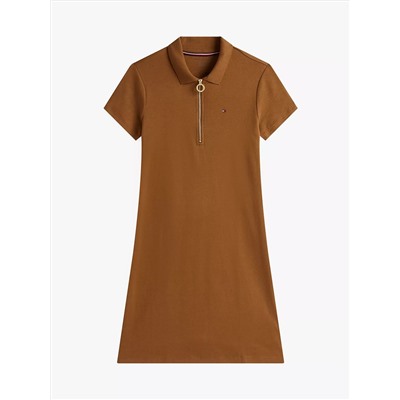 Zip Polo Dress