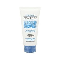 Пенка-скраб для очищения проблемной кожи с маслом чайного дерева Tea Tree 140 мл / Tea Tree Whitening Scrub Facial Foam 140ml