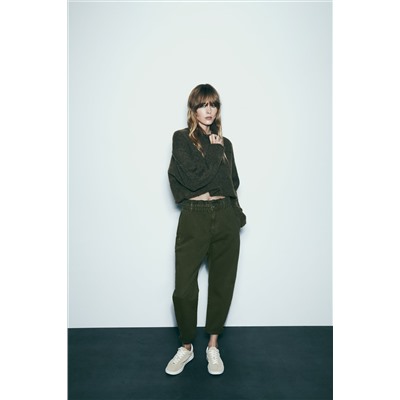 Z1975 HIGH-WAIST BAGGY PAPERBAG JEANS