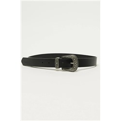 Wrangler %100 Deri Siyah Kemer W0J4U1