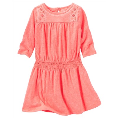 Embellished Neon Dress