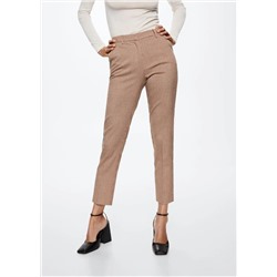 Pantalón traje skinny pata de gallo -  Mujer | MANGO OUTLET Melilla