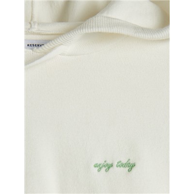 Pullover mit Reißverschluss und Kapuze
