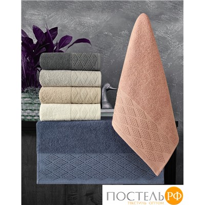 Полотенце Карвен Vip Cotton"MASSIMO" 50*90 6шт.махра,penye Н 3243