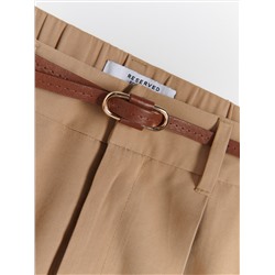 Shorts mit Gürtel